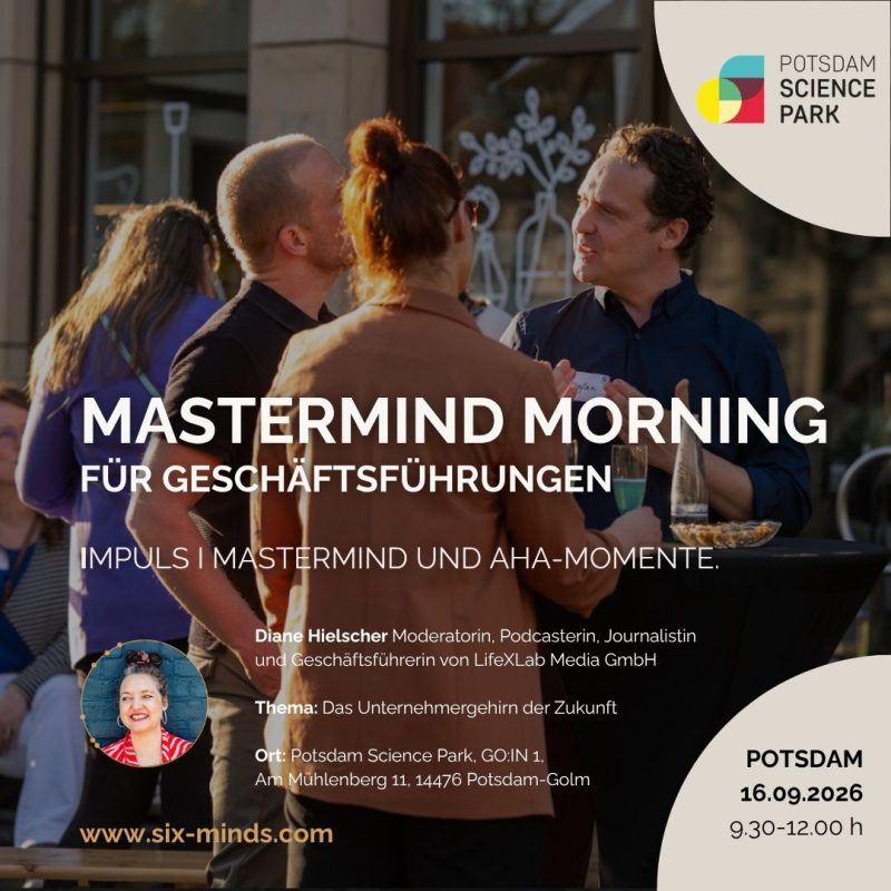 Mastermind Morning Potsdam Sciene Park Golm Diane Hilscher